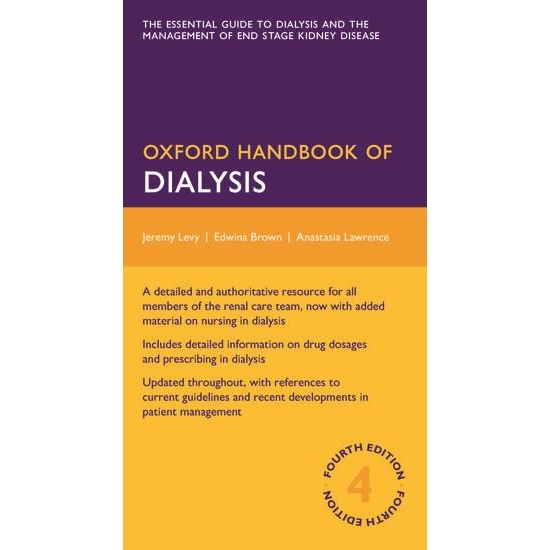 Oxford Handbook of Dialysis, 4th Edition