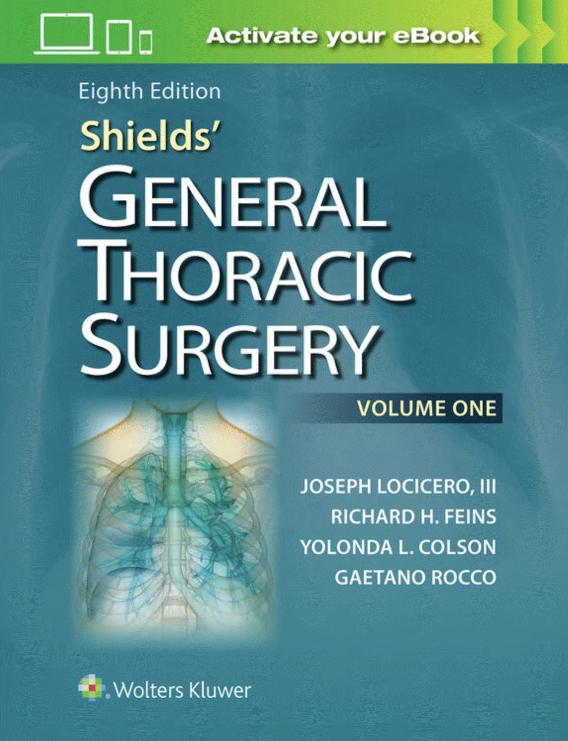 Shields` General Thoracic Surgery, 2 Volumes Set, 8th Edition
