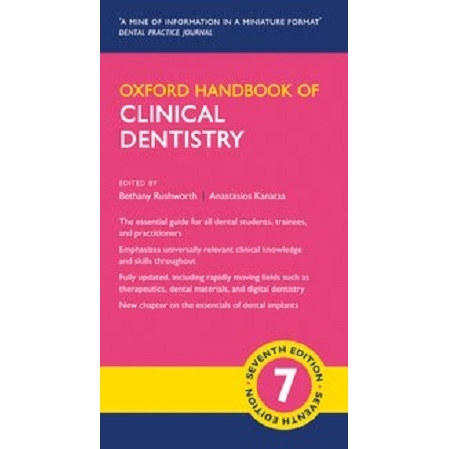 Oxford Handbook of Clinical Dentistry, 7th Edition