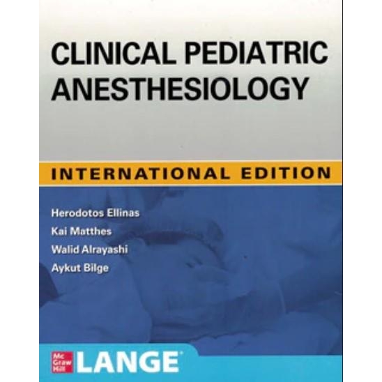 Clinical Pediatric Anesthesiology IE