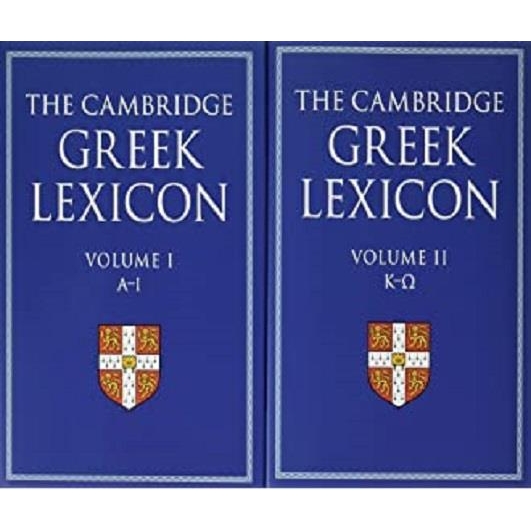 The Cambridge Greek Lexicon, 2 Volume Hardback Set