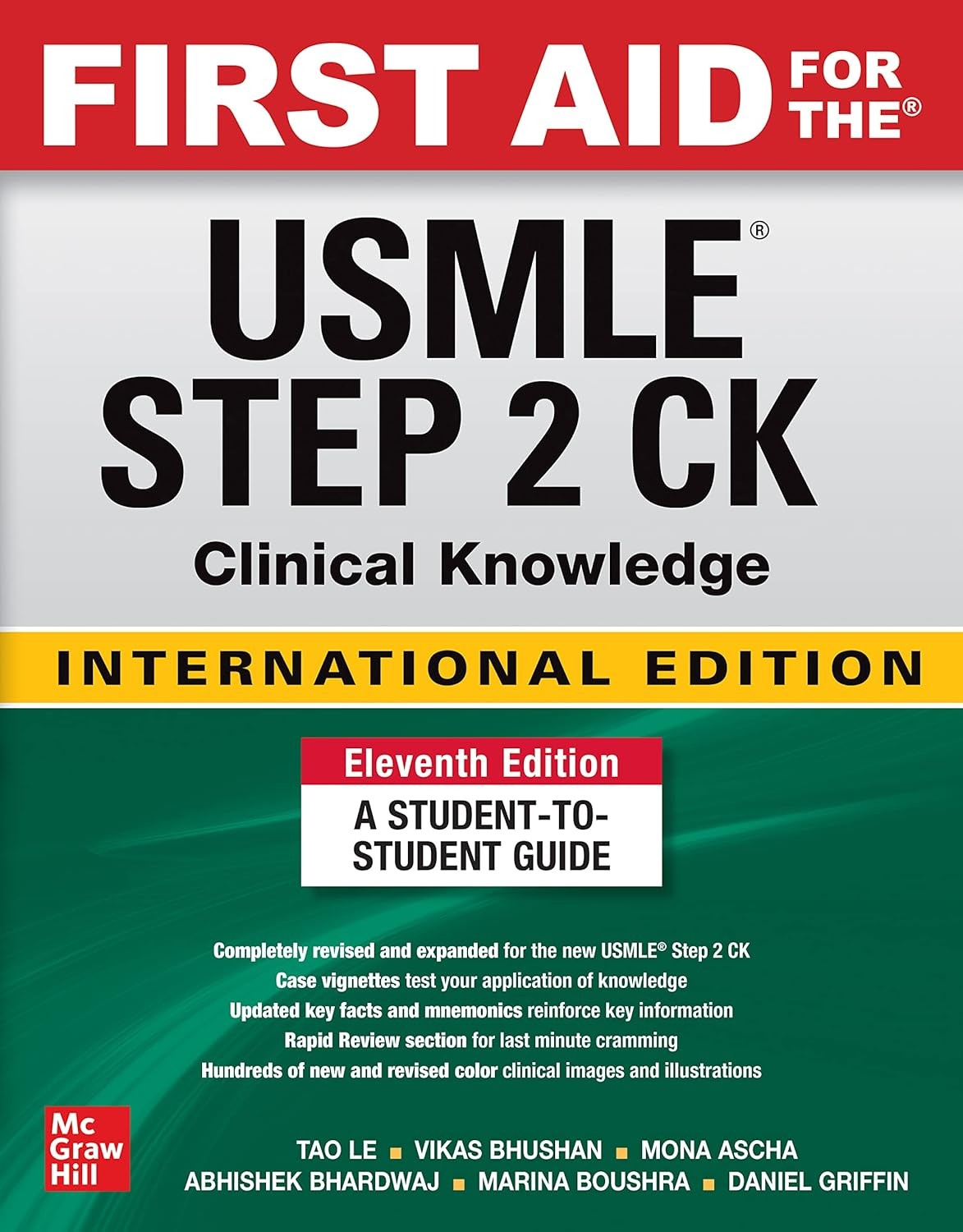 First Aid for the USMLE Step 2 CK, 11th Edition, IE