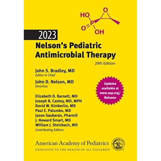 2023 Nelson`s Pediatric Antimicrobial Therapy, 29th Edition