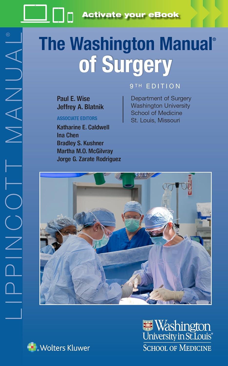 The Washington Manual Of Surgery, 9th Edition