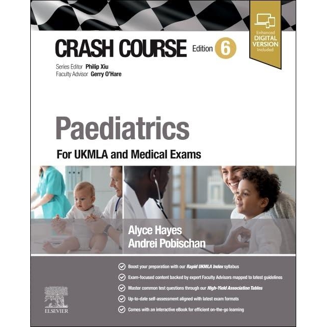 Crash Course Paediatrics: For UKMLA and Medical Exams, 6th Edition