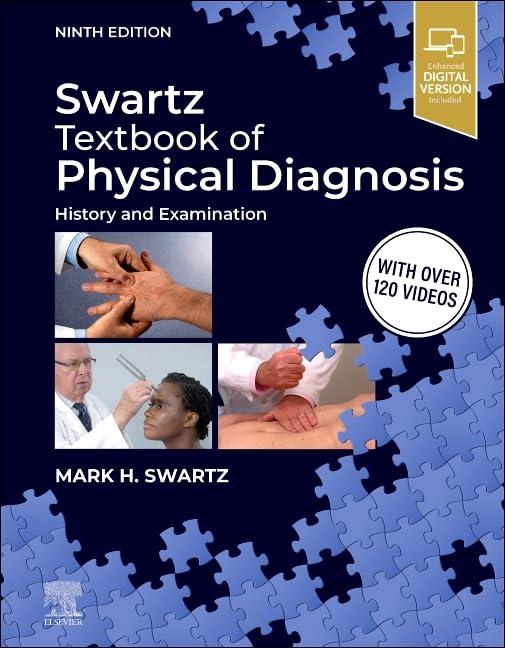 Swartz Textbook of Physical Diagnosis: History and Examination, 9th Edition