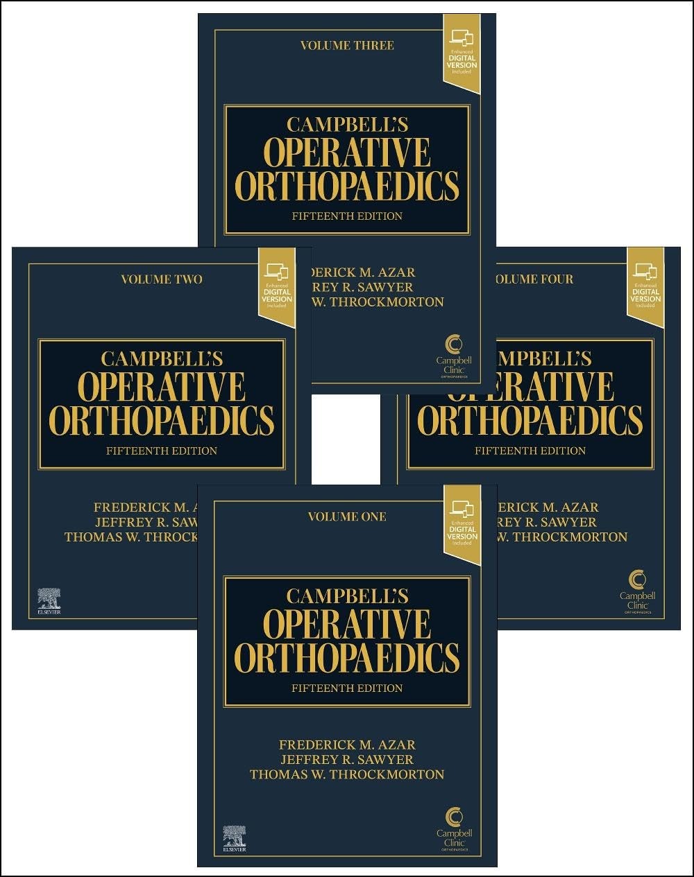 Campbell`s Operative Orthopaedics, 4-Volume Set, 15th Edition
