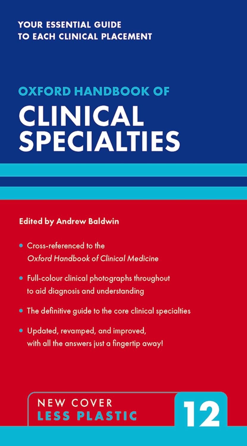 Oxford Handbook of Clinical Specialties, 12th Edition